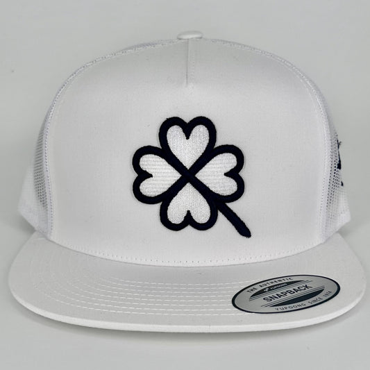 White - Black Lucky Charm Hat