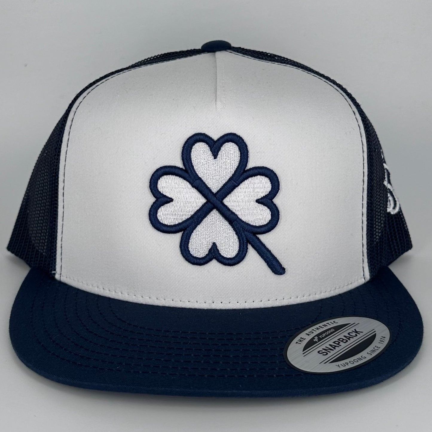 Navy Blue - White Lucky Charm