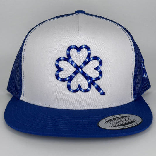 Blue Twisted Lucky Charm Hat