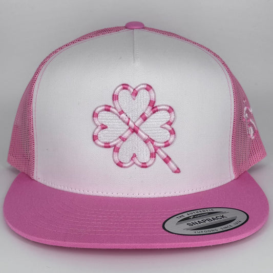 Pink Twisted Lucky Charm Hat